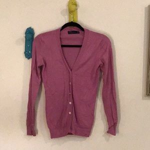 Zara pink cardigan